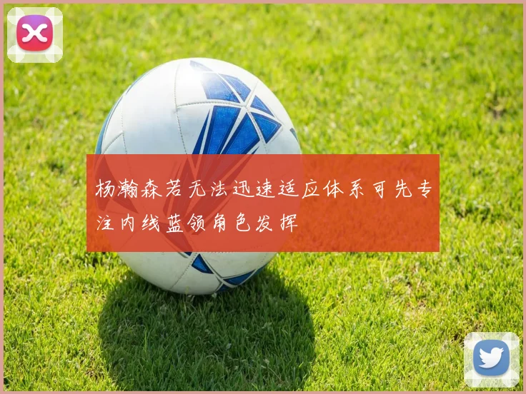 杨瀚森若无法迅速适应体系可先专注内线蓝领角色发挥